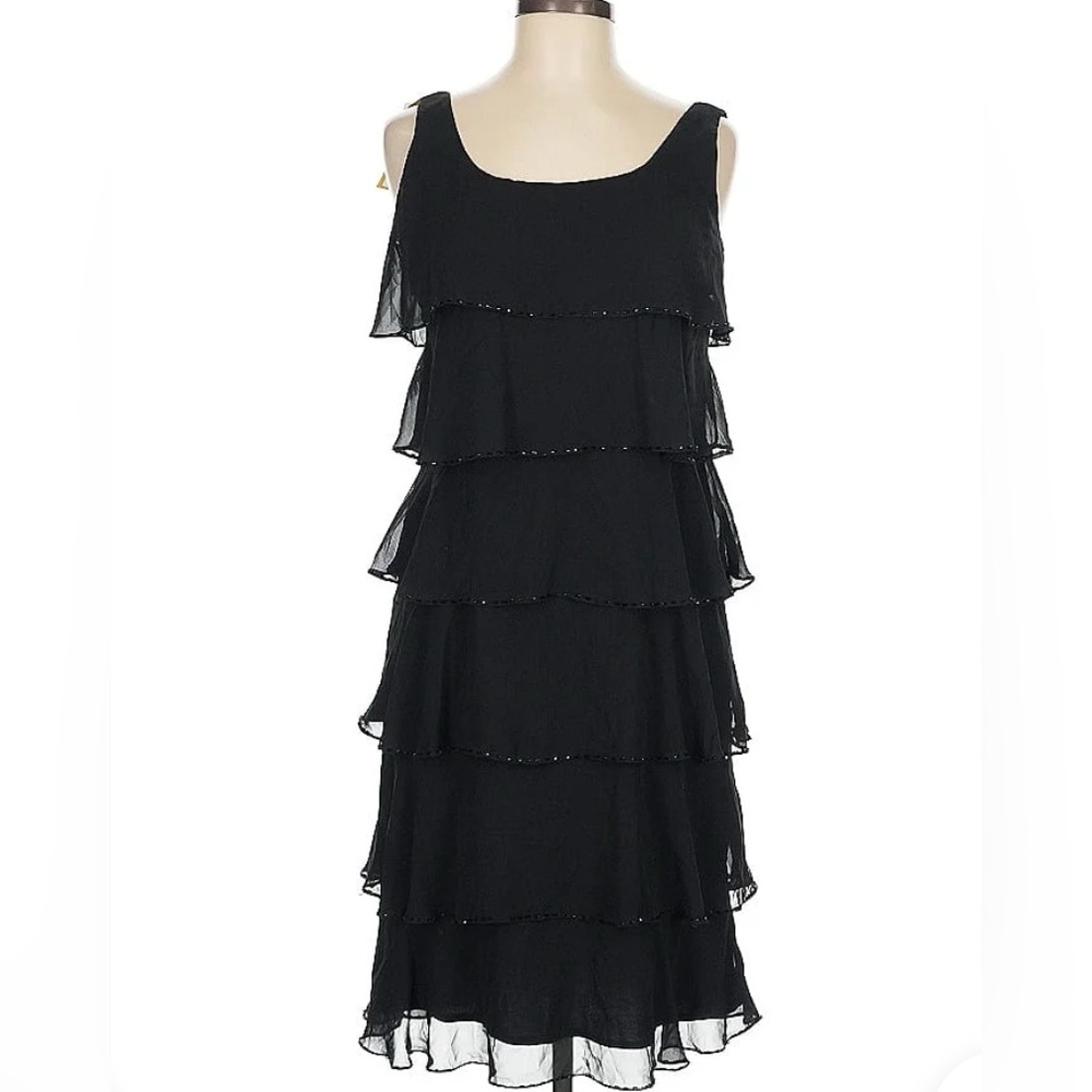 Black evening dress